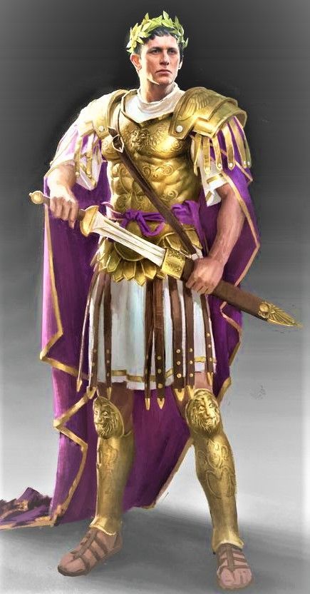 Roman Emperor Fantasy Art, Roman Fantasy Art, Roman Warrior Art, Roman Soldier Art, Ancient Roman Warrior, Greek Character, Greek Armor, Roman Armour, Roman Cavalry