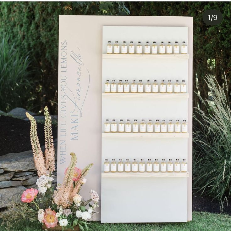 a wedding ceremony display with candles and flowers