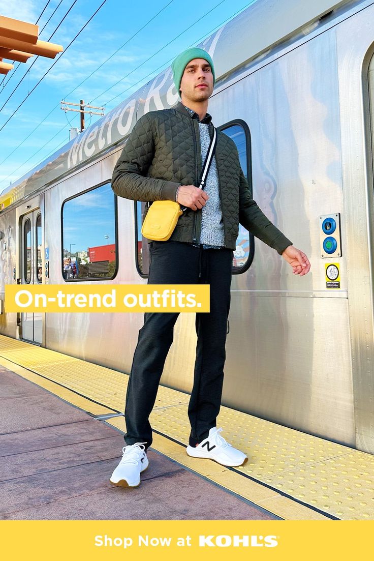 Finding men’s outfits you’ll love has never been easier. Kick back in all-new athleisure like joggers and hoodies or step out in style wearing blazers, button-up shirts, denim, tees and more. Shop men’s styles at Kohl’s and Kohls.com. Mens Athleisure, Athleisure Men, Urban Street, Kick Backs, Athleisure, Button Up Shirts, Button Up, Shop Now, Man Shop