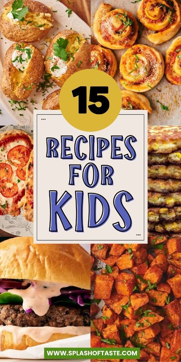 the top 15 recipes for kids to make with their favorite foods and desserts, including bread