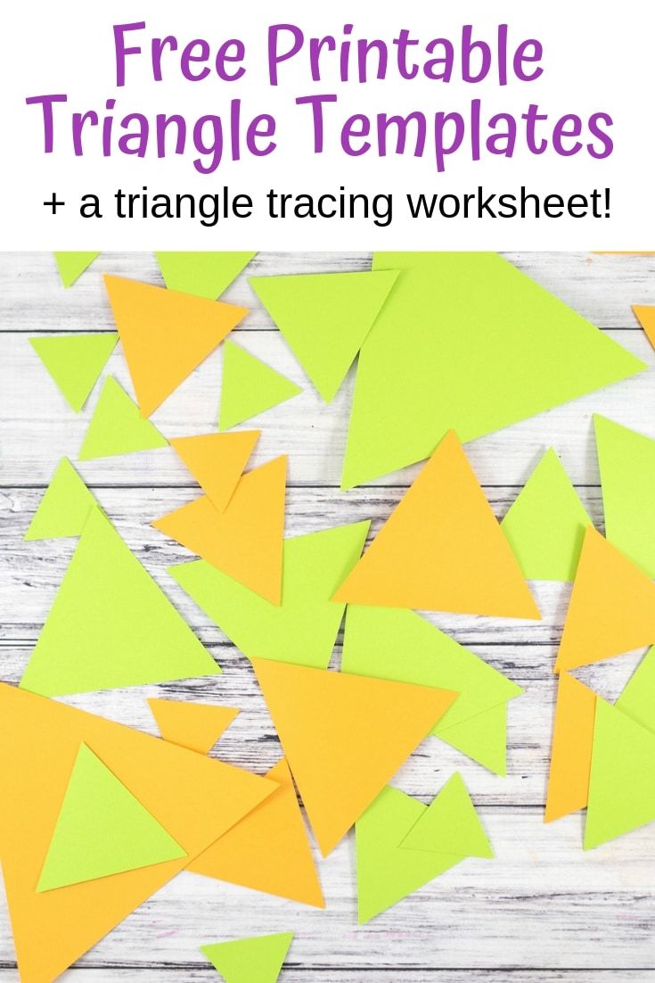 the free printable triangle worksheet is perfect for kids to practice their math skills