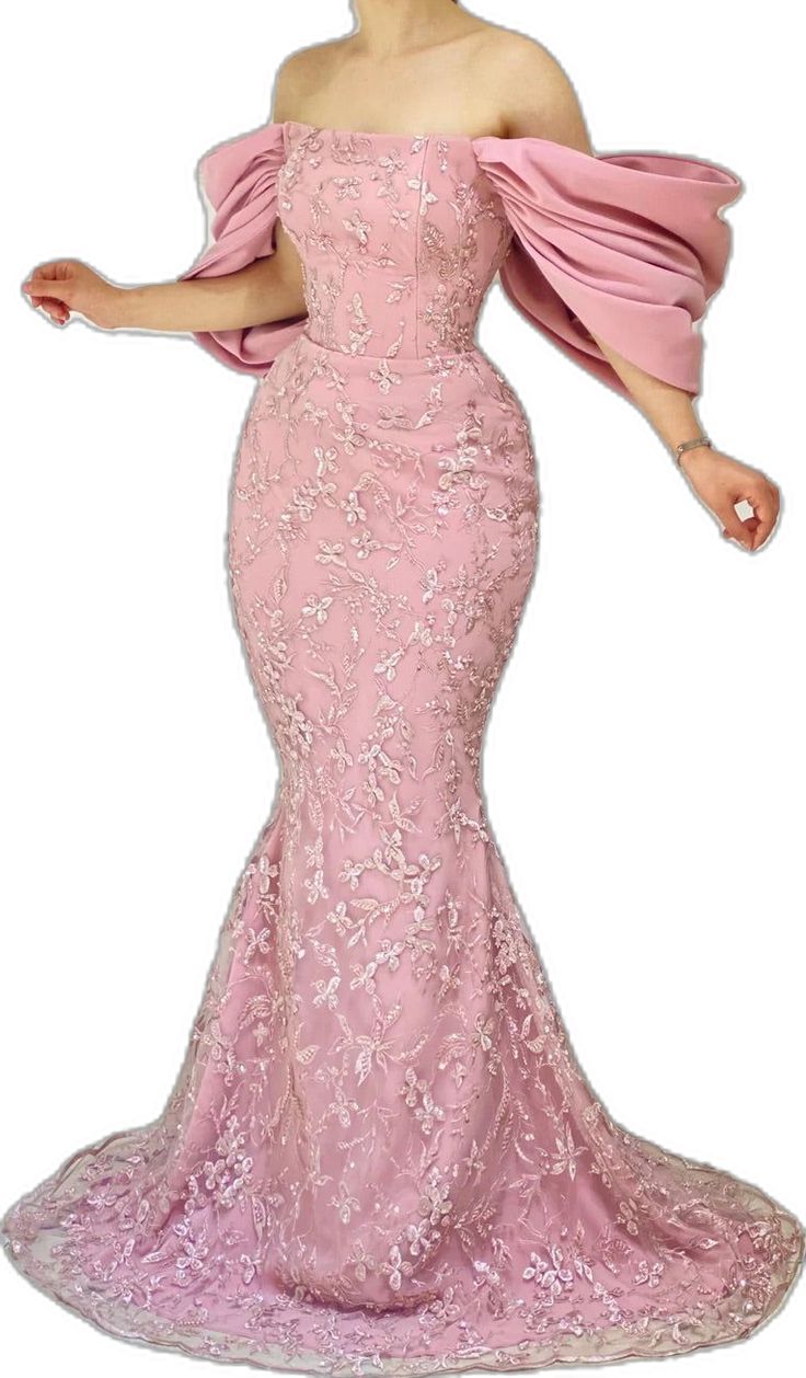 Pink Evening Dress, Pink Lace, Free Giveaway, Shoulder Sleeve, Baby Pink, Evening Dress, Pink Color, Evening Dresses, The Dress