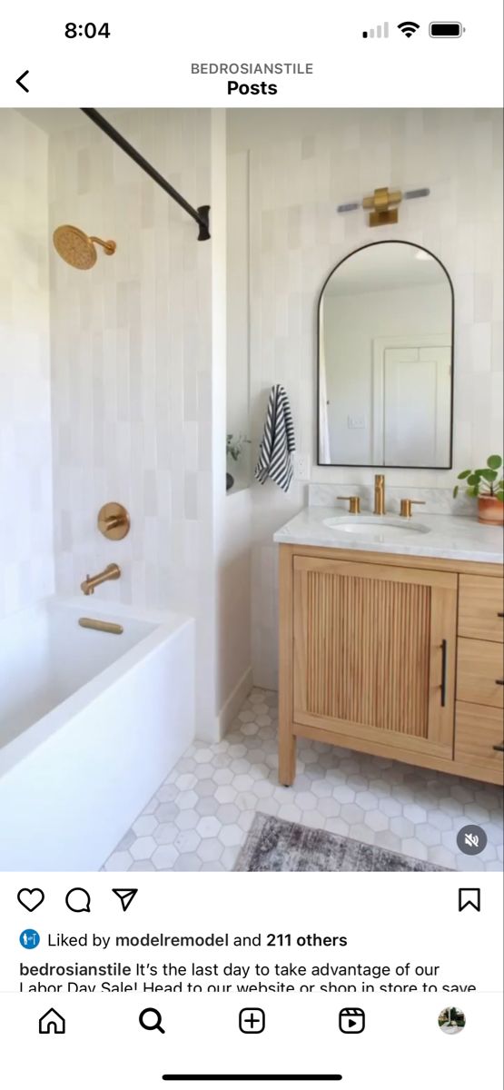 the bathroom is clean and ready to be used by someone in their home or business