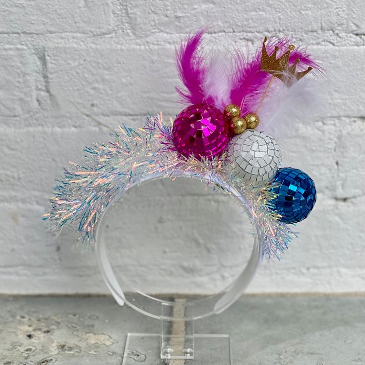 Disco Ball Crown Girls Trips, 50th Party, 23rd Birthday, Music Party, Halloween 2024, Bachelorette Parties, Make Yourself, Color Shapes, Disco Ball