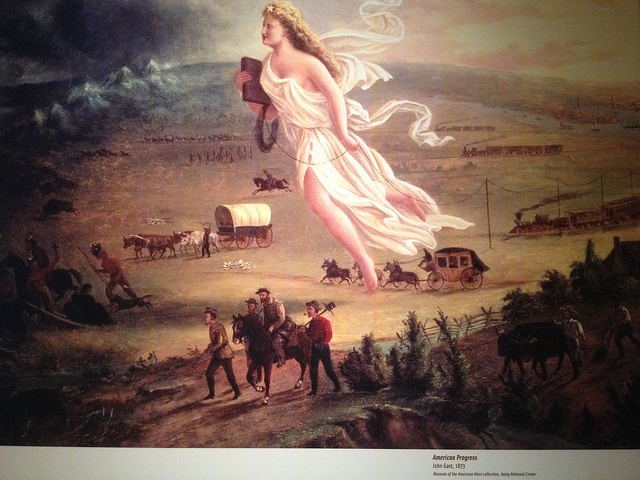 a book cover with an image of a woman flying in the sky over a field