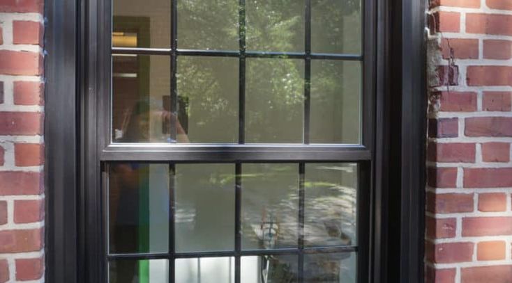 Can You Paint Vinyl Windows | Painting Vinyl Windows Painting Window Frames Black Exterior, How To Paint Exterior Windows Black, How To Paint Window Frames Exterior, Paint Exterior Windows Black, Painting Outdoor Window Trim Black, Painted Windows Exterior, Can You Paint Window Frames, Can You Paint Vinyl Windows, Paint Exterior Window Trim