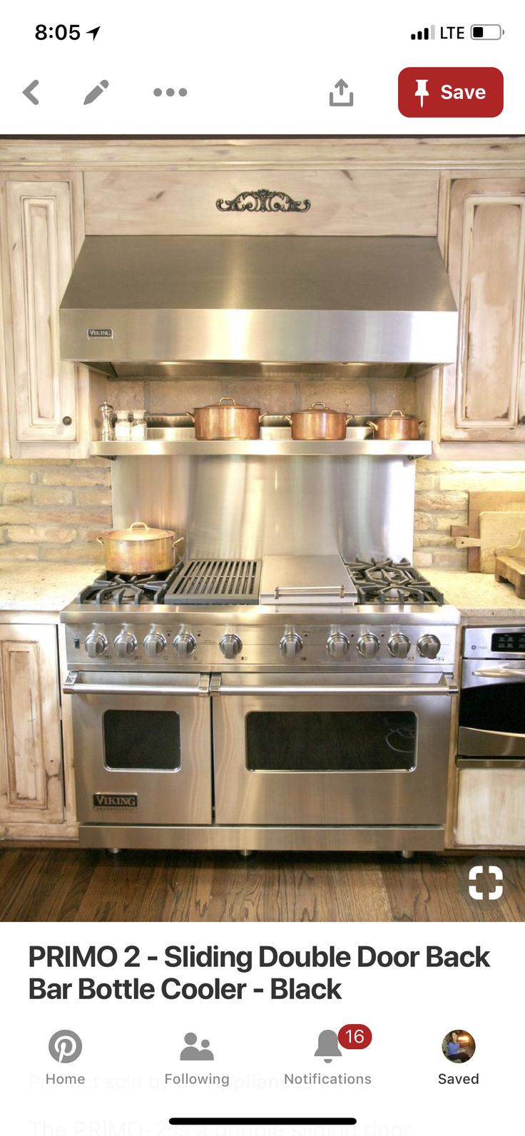 an appliance ad for a kitchen with stainless steel appliances