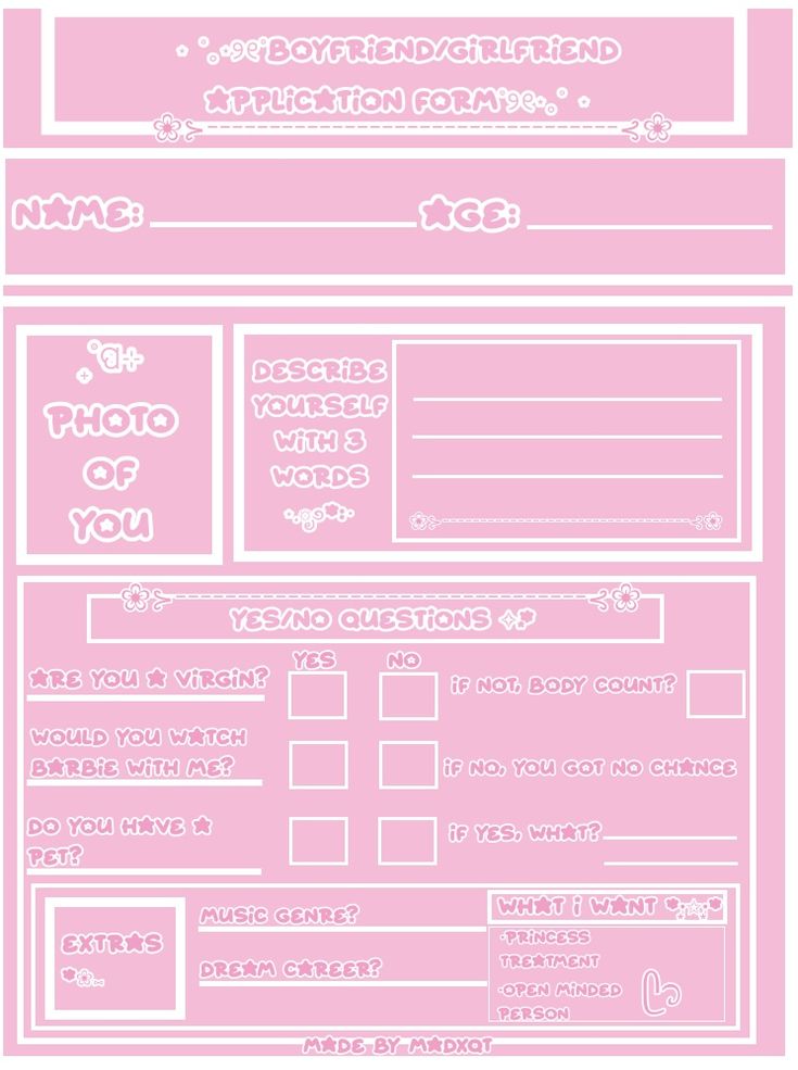 a pink and white web page with the words, i love you on it