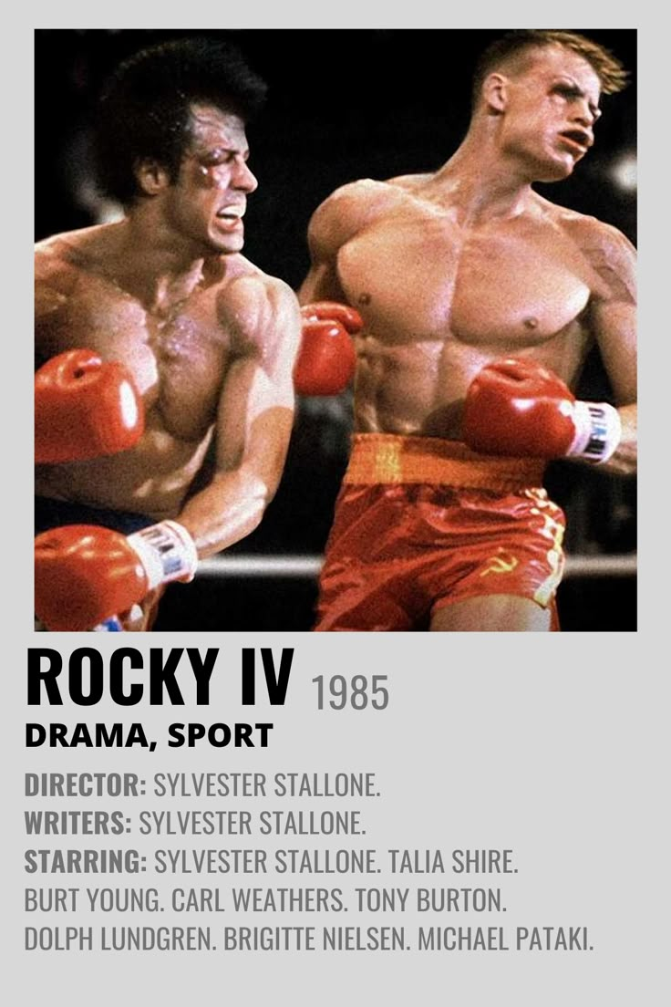 rocky iv drama, sport director - silver stallione