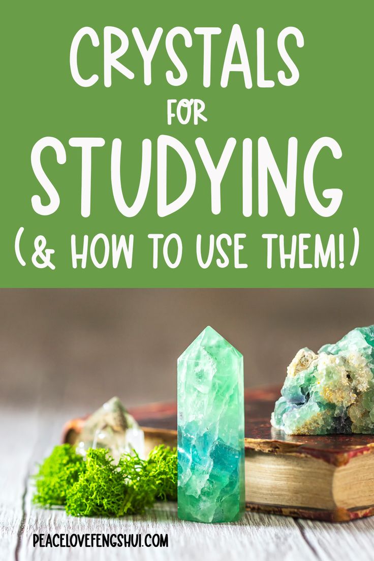 crystals for studying and how to use them