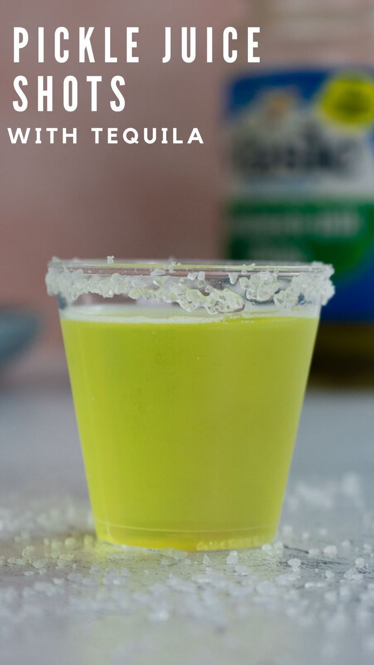 tequila pickle juice shot recipe Shots With Tequila, Pickle Shots, Pickle Juice Shots, Pickle Juice Recipe, Shots Alcohol Recipes, Juice Shot, Juice Shots, Tequila Recipe, Adult Beverages Recipes