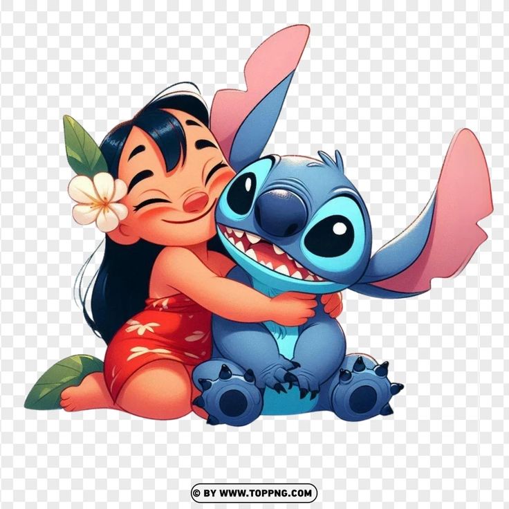 stitch and stitch hugging with each other