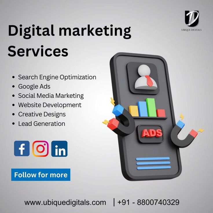 an advertisement for digital marketing services