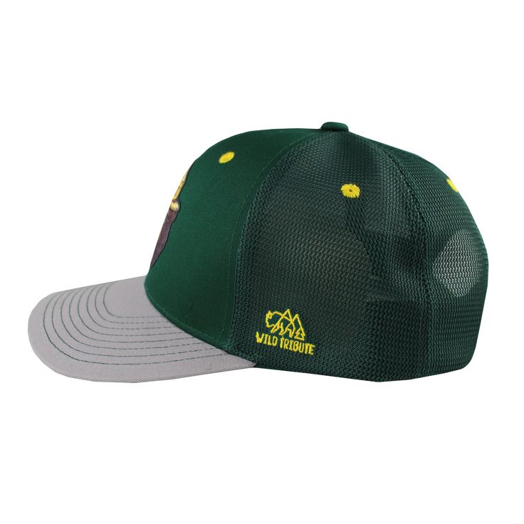 Who knew Smokey was so hip, cool, and groovy? We did. And remember - only you can prevent forest wildfires. Stand with Smokey with your new favorite hat! Green Trucker Hat For Outdoor, Green 5-panel Trucker Hat For Outdoor, Outdoor Trucker Hat With Curved Brim, Green Outdoor Fitted Hat, Green Fitted Hat For Outdoor, Green Snapback Baseball Cap For Outdoor Activities, Green Trucker Hat For Outdoor Activities, Green Snapback Baseball Cap For Outdoor, Green Flat Bill Baseball Cap For Outdoor Activities