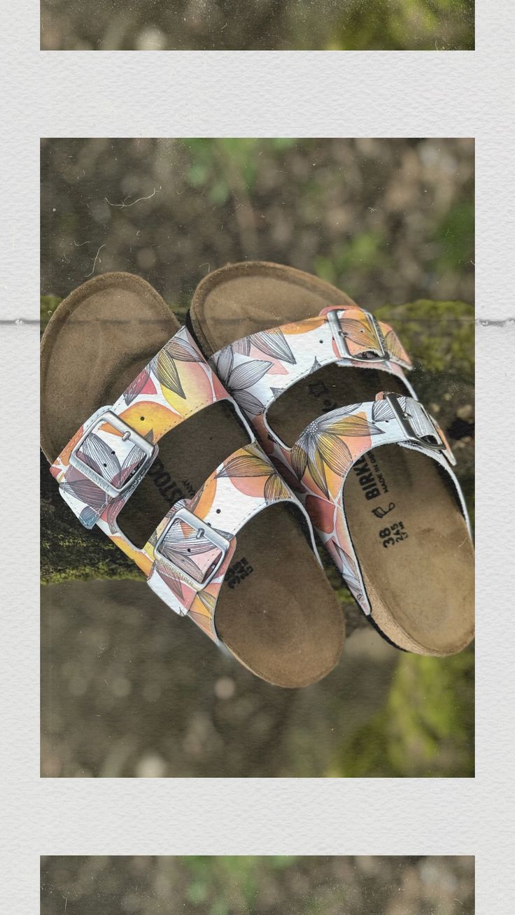 Nurkhipaints custom birkenstocks sandals will take your outfit from great to amazing. Whether you wear them with an oversized tee and biker shorts or a sundress, your feet will feel comfy and stylish walking through summer 2021. They are the perfect summer shoes Custom Birkenstocks, Stylish Summer Outfits, Summer Outfit Ideas, Birkenstock Sandals, Oversized Tee, Biker Shorts, Timeless Classic, Perfect Summer, Summer Outfit