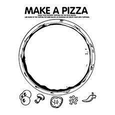 the instructions for how to make a pizza