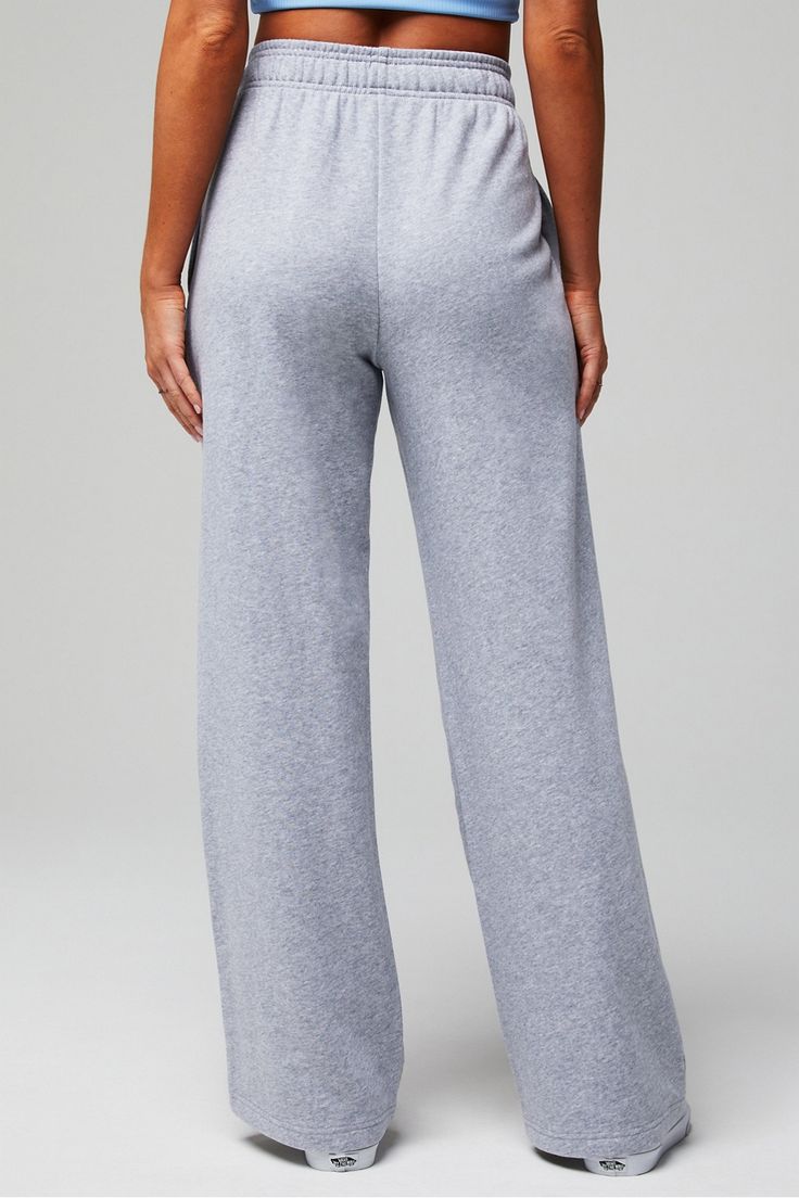 Year Round Terry Wide Leg Sweatpant Fabletics Classic Grey Heather female Activewear >> Womens >> Bottoms >> Pants & Joggers >> Joggers Year Round Terry regular Everyday/Lounge Female Activewear, Wide Leg Sweatpants, Classic Grey, Terry Fabric, Tracksuit Bottoms, Heather Black, Lounge Pants, Wide Leg Trousers, Active Wear For Women