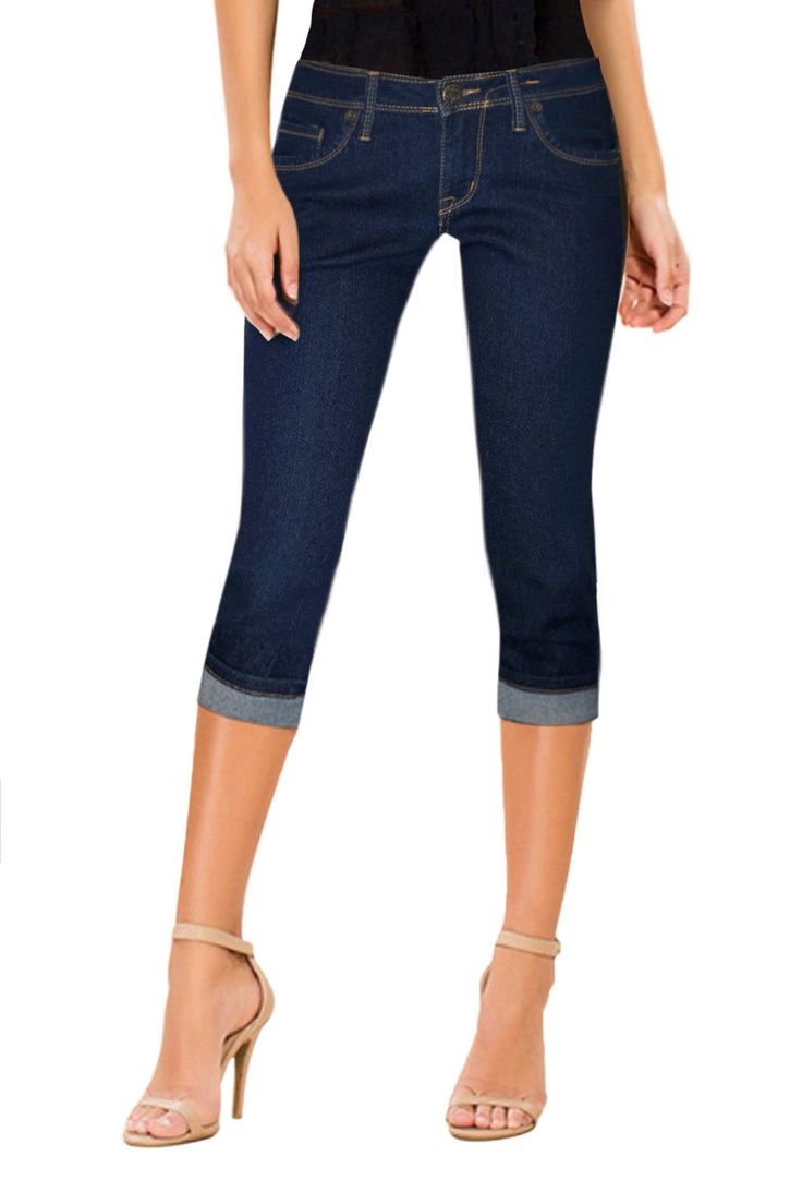 Our Plus Size Denim Capri Jeans give you the perfect balance between style and comfort. Cut from a soft and lightweight denim fabric and designed with a capri length, these jeans offer a flattering fit and stylish look. Ideal for hot weather, they're the perfect pairing to your favorite top. Capri Design, Jean Capris, Denim Capri, Plus Size Denim, Sweater Jumpsuit, Maxi Dress Formal, Best Jeans, Capri Jeans, Romper With Skirt