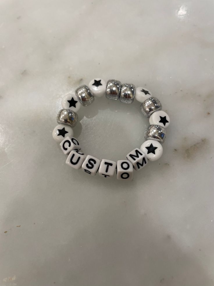 This bracelet is a custom name bracelet and very nice to wear around school and I hope you enjoy! Bracelet Aesthetic, People Names, Star Bracelet, Name Bracelet, Forever Young, Bracelet Sizes, Custom Name, I Hope You, Jewelry Bracelets