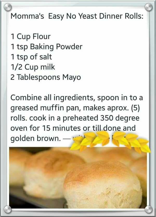 the recipe for homemade dinner rolls is shown in this screenshoto photo, which shows how to make them