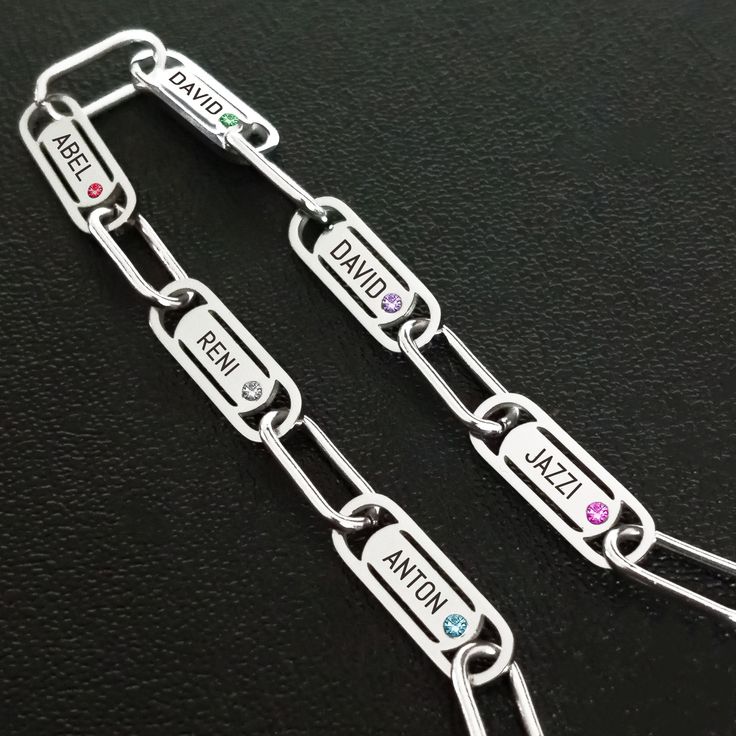 Introducing our Endless Ties Name Bracelet with Birthstone, a special piece of jewellery designed to keep your loved ones close, even when they're far away. Customised with your own words of encouragement or family names, this bracelet is a symbol of the unbreakable connections we share. The addition of a birthstone adds an extra touch of elegance and meaning, making it a truly heartfelt gift. Available in silver, gold, or rose gold, this bracelet is the perfect way to strengthen a sibling relat Tarnished Silver Jewelry, Family Names, Tarnished Silver, Special Jewelry, Luxury Packaging, Name Bracelet, Heartfelt Gifts, The Endless, Jewelry Packaging