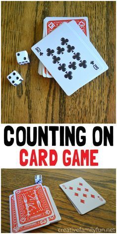 an image of playing cards with the words counting on card game