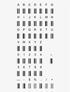 the barcode font and numbers are shown in black on a white background with vertical lines