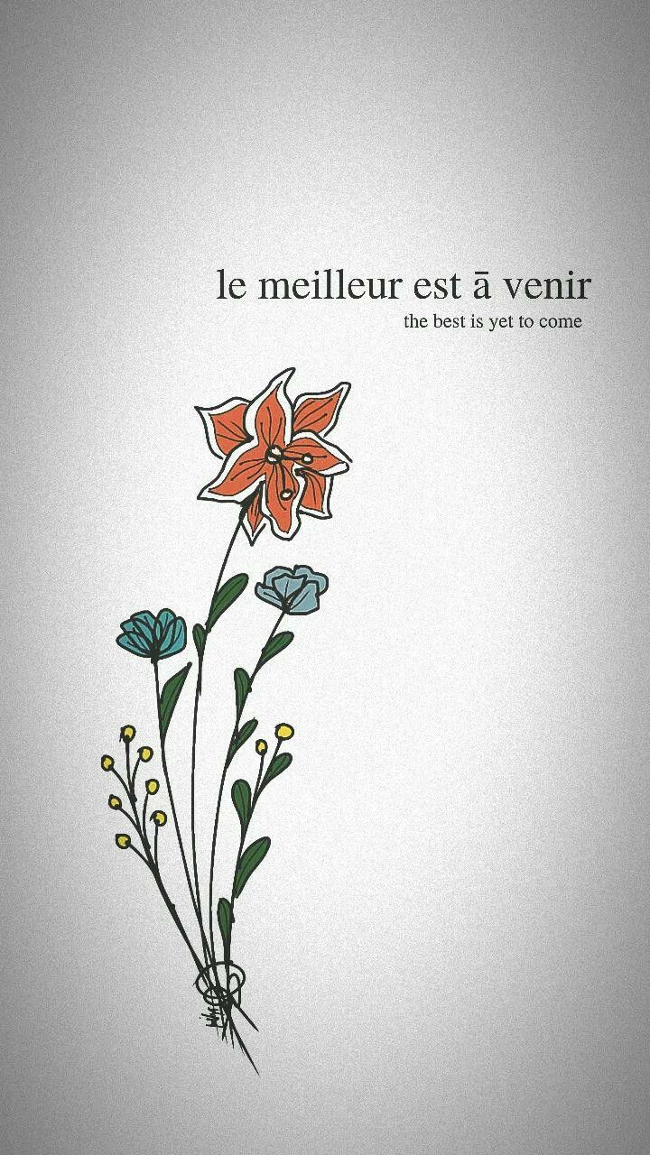 an image of flowers with the words le mellieur et l'envirir