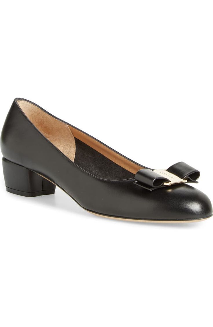 Salvatore Ferragamo Vara Pump | Nordstrom A Signature, Salvatore Ferragamo, Women's Pumps, Kitten Heels, Nordstrom, Pumps, Heels, Free Shipping