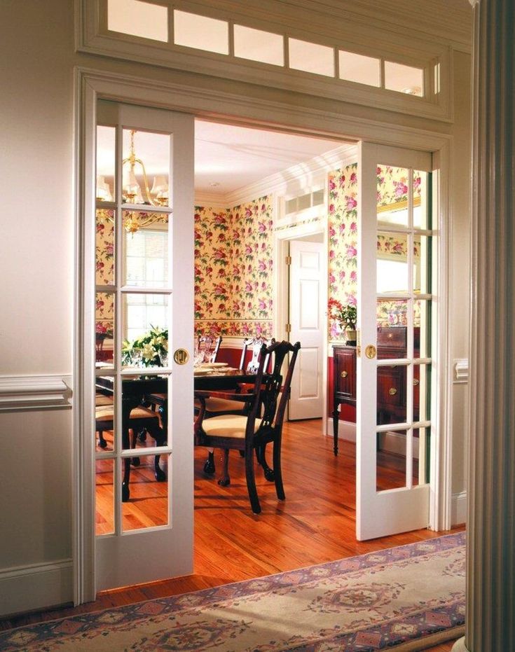 an instagramted photo of a french door with the words love the french pocket doors i'd love to have pocket doors all