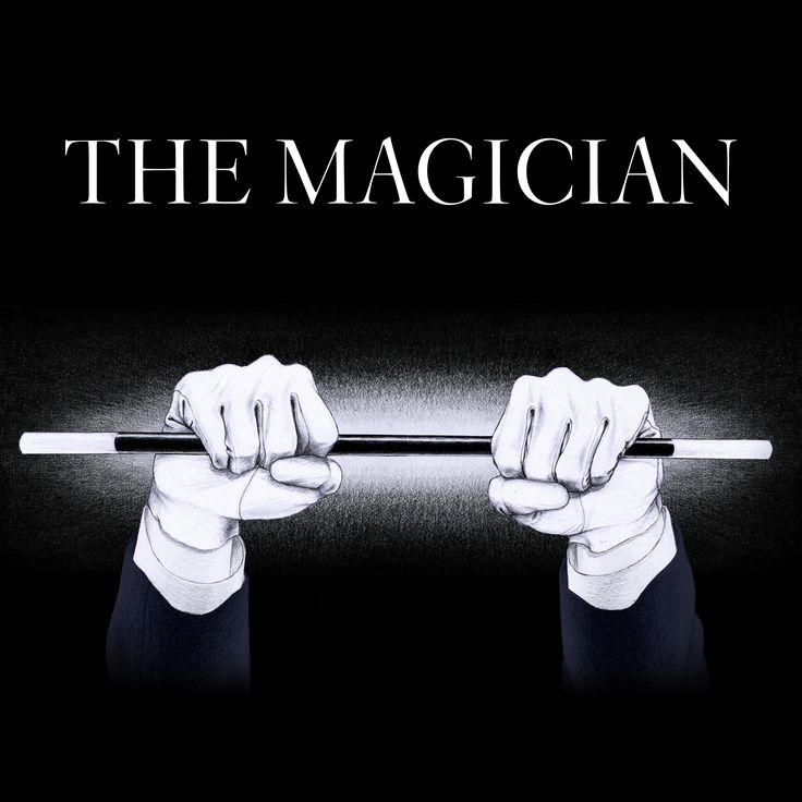 the magician movie poster with two hands holding a bar