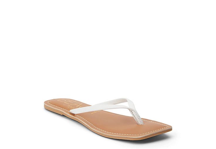 White Beach Womens Bungalow Flip Flop Sandal | Womens | Rack Room Shoes Minimalist Chic, Rack Room Shoes, Thong Sandals, Flip Flop Sandals, Womens Flip Flop, Bungalow, Flip Flops, Womens Sandals, Everyday Wear