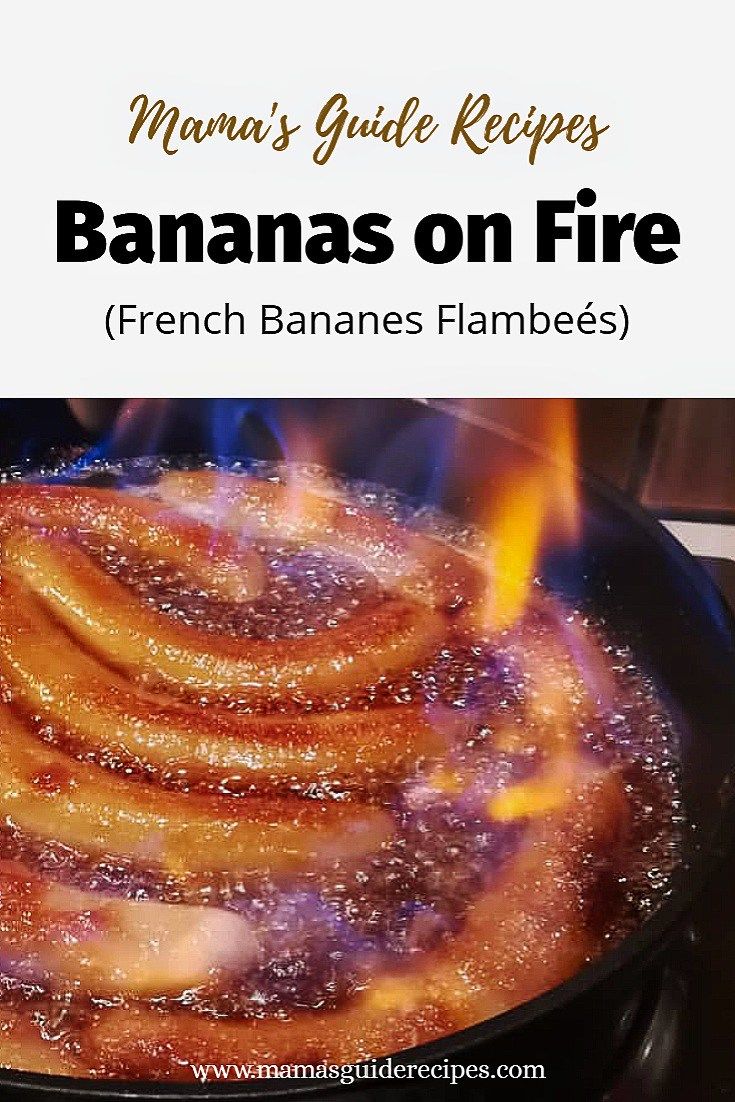 FRENCH BANANAS ON FIRE (Bananes Flambé) Banana Flambe Recipe, Flambe Desserts, Tacos Crockpot, Healthy Taco Recipes, Classic French Desserts, Chicken Tacos Crockpot, Bruschetta Ingredients, Crock Pot Tacos, Filipino Style