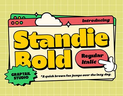 the logo for standie bold regular traffic