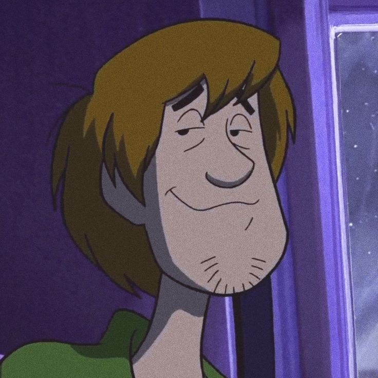 a cartoon character with brown hair and green shirt