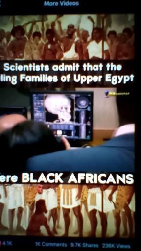 an image of people watching tv in the living room with caption that reads, we are black africans