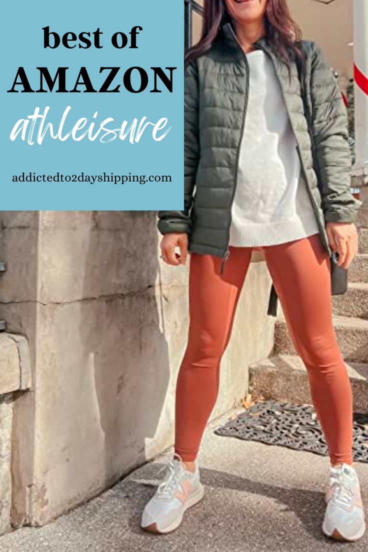 The best women's activewear on amazon! These amazon fashion finds are the best in women's activewear like sport bra, jogger pants, yoga pants, leggings, and more. The perfect winter or spring activewear outfit idea. A cute gym outfit, workout outfit, and athleisure look for women. Spring Gym Outfits For Women, Amazon Athleisure Outfits, Active Wear Outfits Winter, Spring Activewear, Cute Athletic Outfits, Workout Gear For Women, Outfit Workout, Activewear Trends, Amazon Fashion Finds