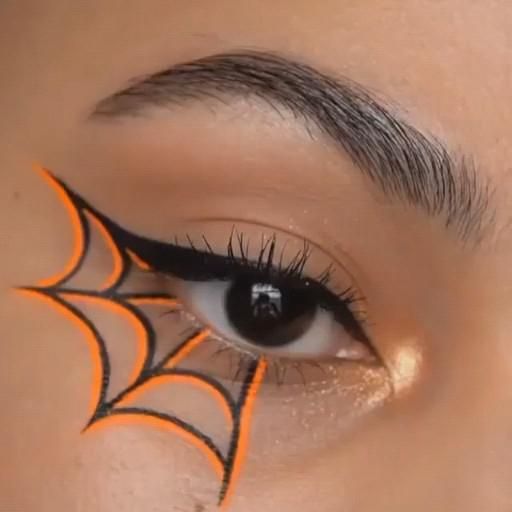 Maquillage Halloween Simple, Spooky Makeup, Halloweenský Makeup, Dekorasi Halloween, Holloween Makeup, Cute Halloween Makeup, Halloween Makeup Diy, Halloween Makeup Pretty, Halloween Eye Makeup