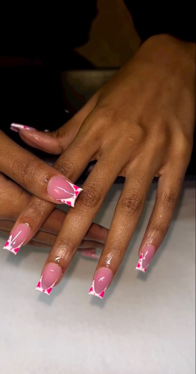 Pink And White Frenchies Nails, Acrylic Nails Very Short, White Frenchies Nails, Nails Very Short, Frenchies Nails, White Frenchies, Black White Nails, Short French, Gel Toe Nails