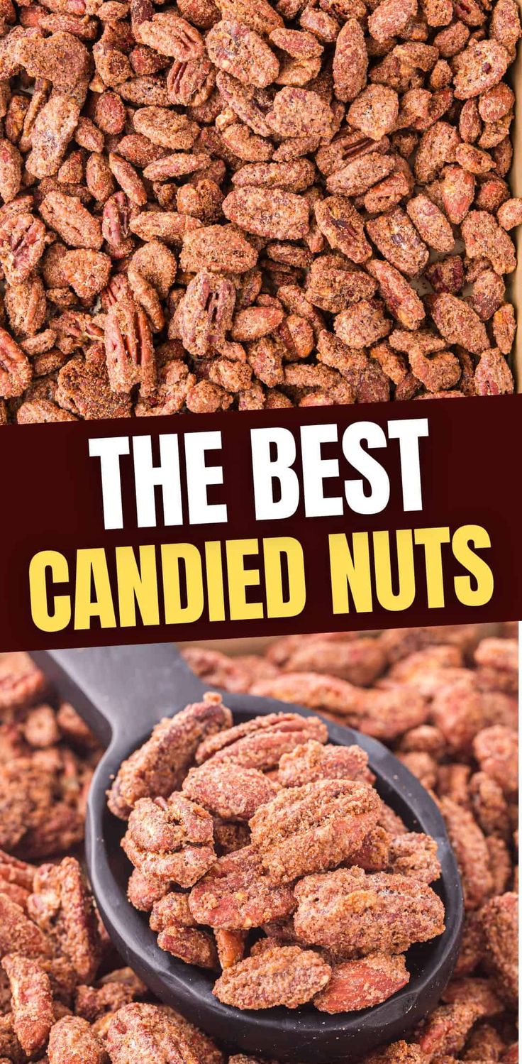 the best candied nuts for dogs and cats to eat in their own house, with text overlay