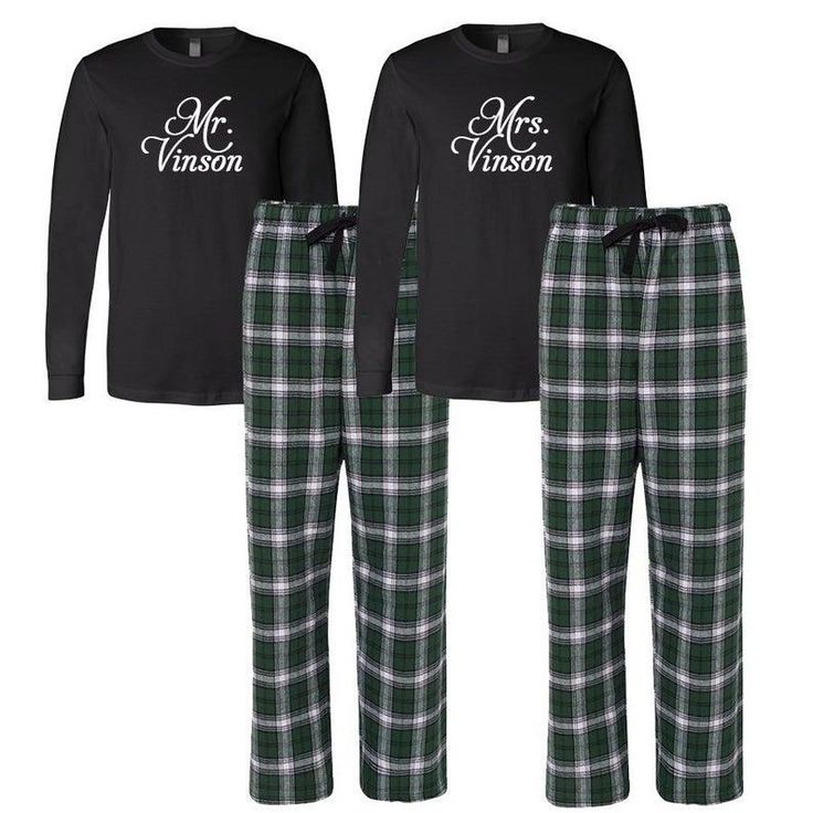 Classy Bride Pajamas, Classy Bride Pajama Size Chart Family Matching Letter Print Loungewear Sets, Cotton Long Sleeve Sleepwear With Letter Print, Relaxed Fit Loungewear Sets With Letter Print, Matching Couples Pjs, Matching Christmas Pajamas Couples, Flannel Pajama Bottoms, Bridal Pajamas, Couples Gifts, Black Tees