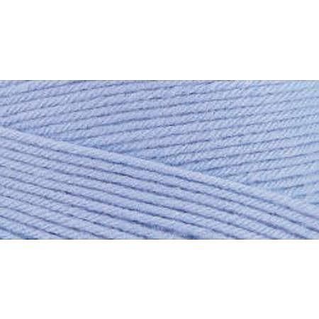 light blue yarn on a white background