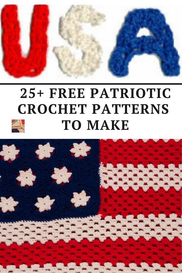 crochet patriotic patterns to make usa