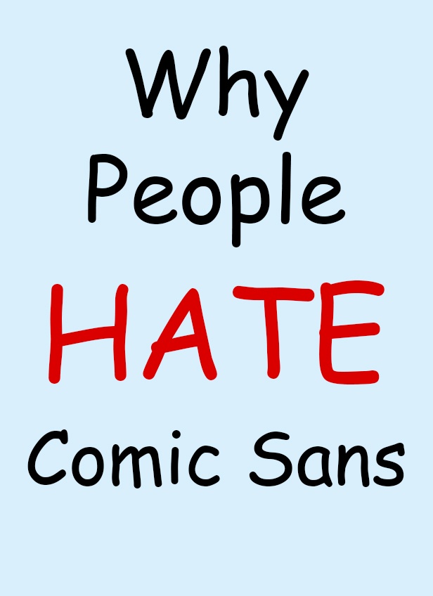 We took a detailed look into exactly why people hate the font Comic Sans. Sweet Typography, Bad Typography, Meme Comic, Typography Logo Fonts, Comic Sans Font, Yearbook Design, Hand Drawn Fonts, Meme Comics, Calligraphy Words