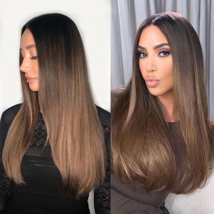 Kardashian Hair Color, Kardashian Hair, Hair Color Chocolate, Brown Ombre Hair, Brunette Balayage Hair, Brown Hair Balayage, Brown Blonde Hair, Brown Ombre, Hair Color Balayage