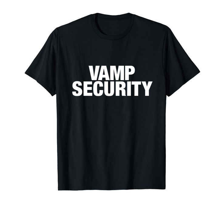 PRICES MAY VARY. VAMP and VAMP SECURITY - Quick, simple and fun matching Halloween couples costumes! Great gift set for any wannabe vampire and their companion. Makes a great gift for any friend or family member on birthdays, Christmas or any other gifting occasion, and is perfect for wearing to family gatherings, work meetings, or any other situation where you want to show off your quick wit and sarcasm. Lightweight, Classic fit, Double-needle sleeve and bottom hem Security Shirts, Security Shirt, Matching Halloween, Security Guard, Vneck Tshirt Women, Halloween Funny, Branded T Shirts, Shirt Outfit, Hooded Sweatshirts