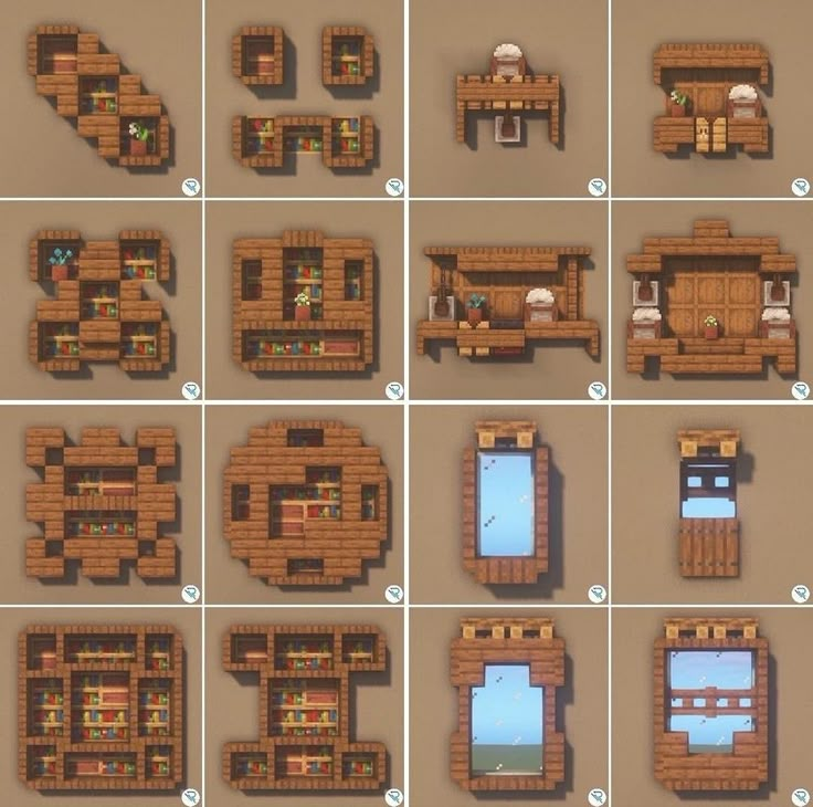 the instructions for how to make a pixel house