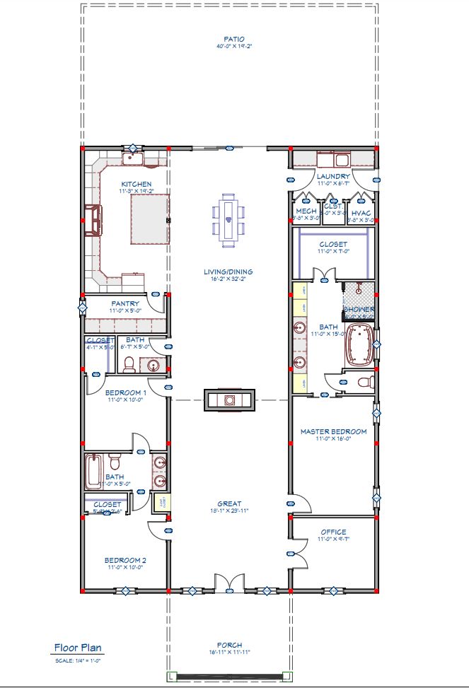 the floor plan for a two story house with an attached garage and living room area