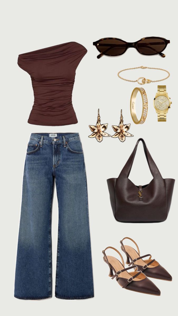 #sade #outfits #ootd #brown #sadegirl Uni Outfits, Outfit Inspo Casual, Casual Day Outfits, Girl Inspiration, Mom Outfits, Looks Style, Lookbook Outfits, Outfits Casuales, Cute Casual Outfits