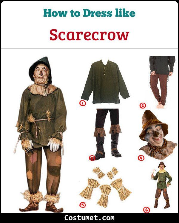 how to dress like scarecrow from the movie it's not easy to make